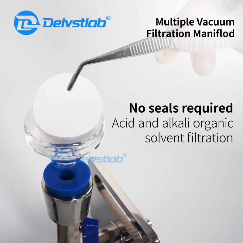 3 Branch Glass Funnel Manifolds Vacuum Filtration System High Quality Lab Use Efficient Liquid-Separation Filter
