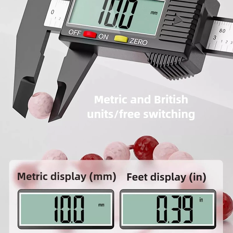 عالية الدقة الورنية الفرجار شاشة ديجيتال الفرجار 0-150 مللي متر متعددة الوظائف مجوهرات مسطرة قياس أدوات قياس المحمولة