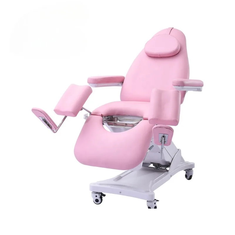 Gynecology Chair Medical Treatment Table Gynecological Exam Bed with stirrup