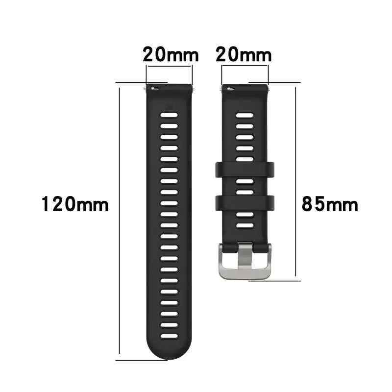 Pulseira de substituição de silicone para Gaimin Forerunner 55 Pulseira de relógio inteligente Pulseira de pulso Acessórios de pulseira 158