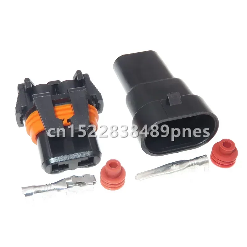 2 Pole DJ9006 9006 12059183 12059181 Car Waterproof AC Power Plug HID Wiring Harness Socket Light Connector For Auto
