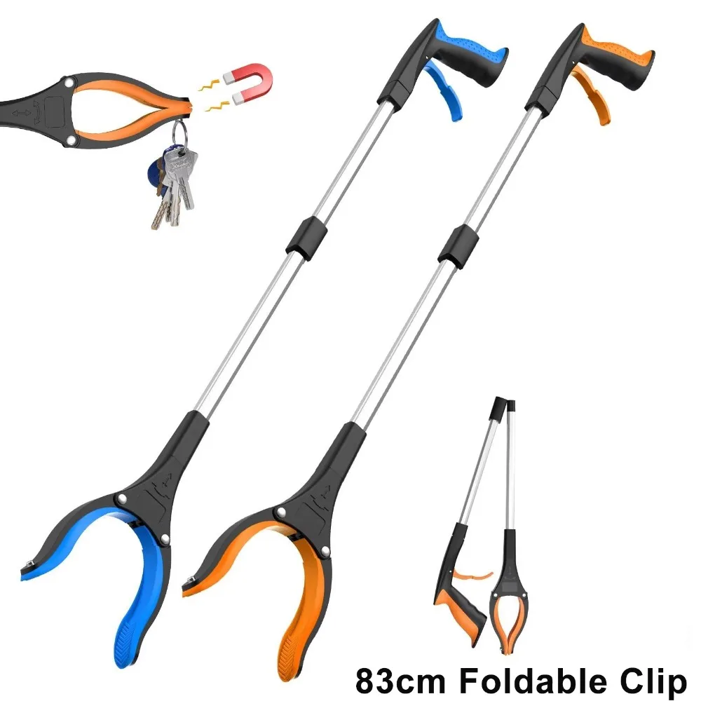 

83cm Foldable Grabber Reacher Tool 1-Pack Pickup Tool with 360° Rotating Jaw & Magnet Trash Lightweight Grabbers for Seniors