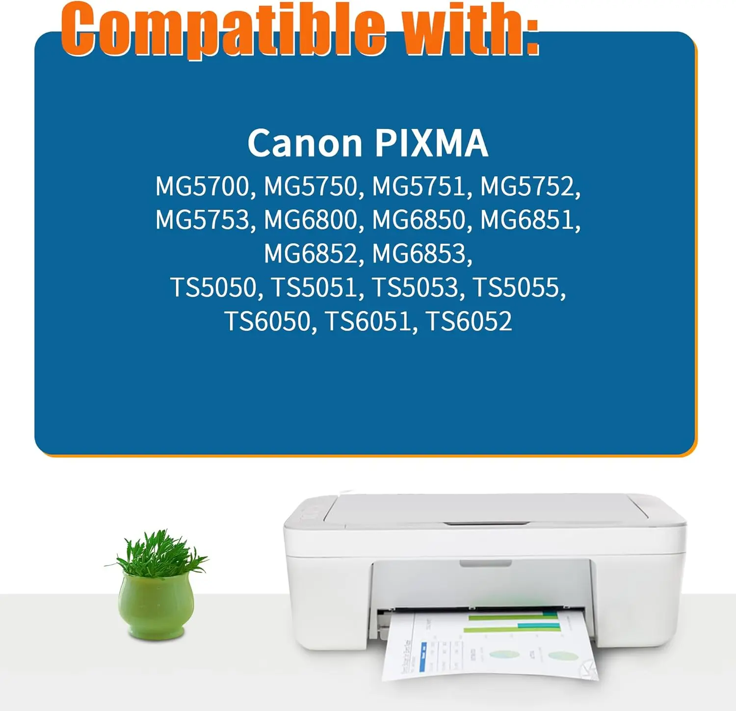 خرطوشة حبر Jhaan 570XL 571XL Multipack-20P متوافقة مع Canon PGI-570 CLI-571 لـ Pixma TS5050 TS5000 TS5051 TS5053 TS6050 #2