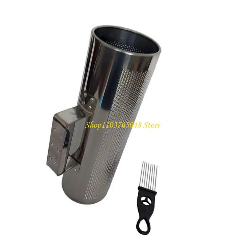 R53E Juego instrumentos percusión profesional Guiro Shaker con raspador para actuaciones