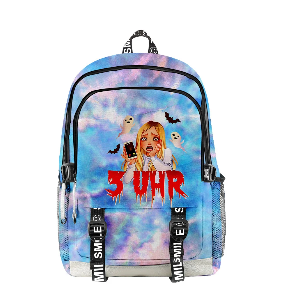 Klassische beliebte Beki flauschige Anime 3D-Druck Schüler Schult aschen Unisex Oxford wasserdichte Notebook Multifunktions-Reise rucksäcke