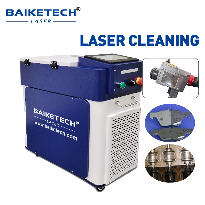 TH-FLC2000M Water Cooling MOPA Laser Cleaning Machine for Metal Rust Oil Paint Efficient Laser Cleaner