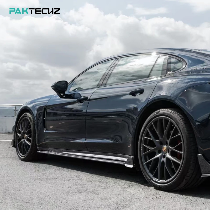 

Боковая юбка из углеродного волокна Paktechz Prepreg для Porsche 971 Panamera GTS Turbo S 2017-2023