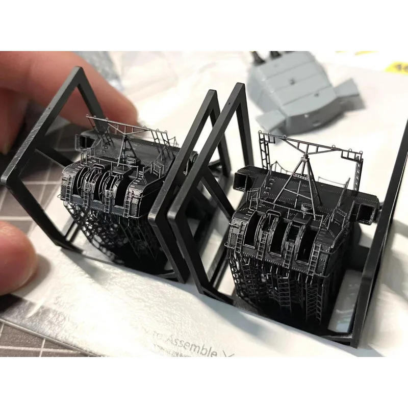 BUNKER STUDIO IJN35037 1/350 IJN YAMATO 15.5 cm Triple Cannon For Tamiya 78025