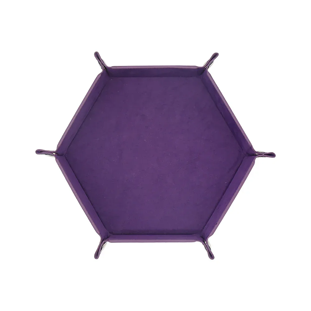 Hexagonal Dice Tray Miscellaneous Storage Box Board Game Dice Tray Accessories