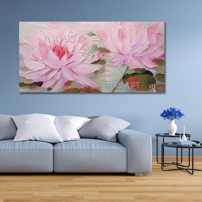 

High Quality Flowers Scenery Abstract Paintings, Outdoor Wall Art Picture Acrylic Decoration, Handmade Canvas Artwork, Frameless