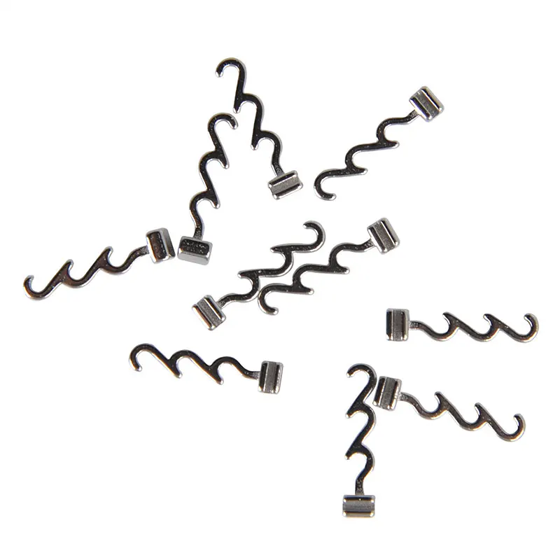 10 Stück/Packung AZDENT Kieferorthopädische Crimpbare Haken Multifunktional Lang Links und Rechts Größenvarianten Dentalmaterial – Detail 6