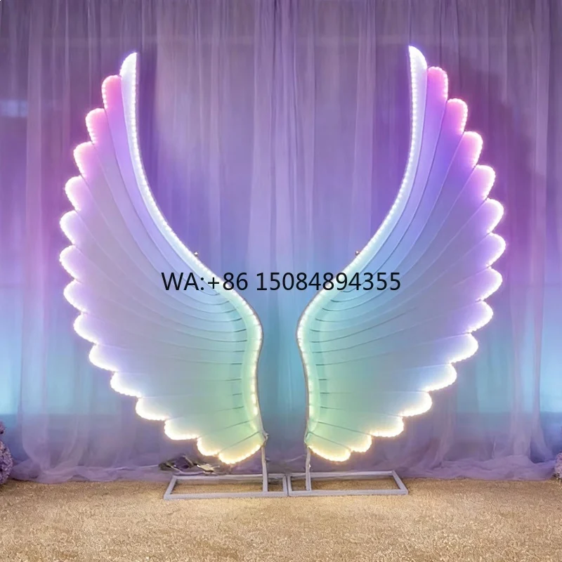 Alas De Ángel Luminosas, Accesorios De Iluminación, Alas Led De Colores Fantásticos, Decoración De Fondo Para Bodas, Eventos Y Fiestas — -12%, 16.64€ Coupon, from 121.99€ – 12% descuento – €121.99