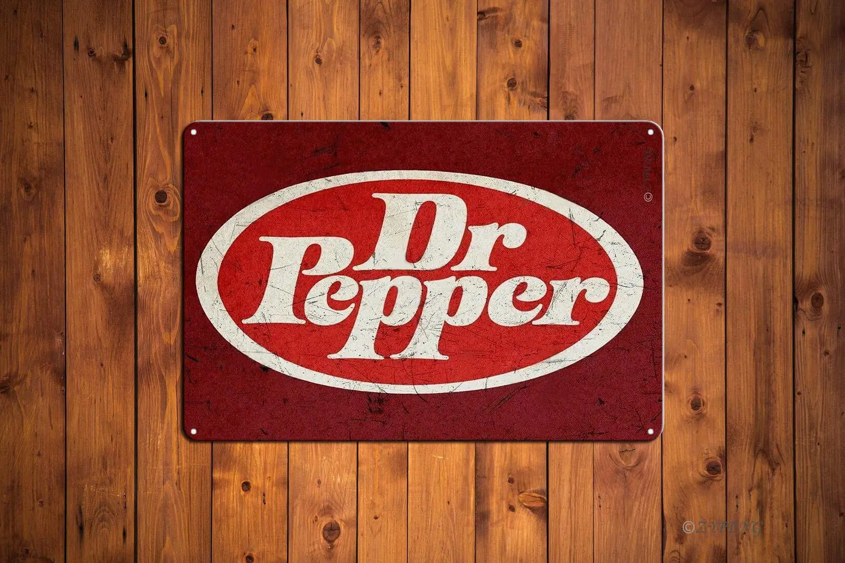 ZYPENG Metal Tin Sign Dr. Pepper Soda Pop Store Advertising Vintage Style Retro Wall Decor Bar 8 x 12 inches