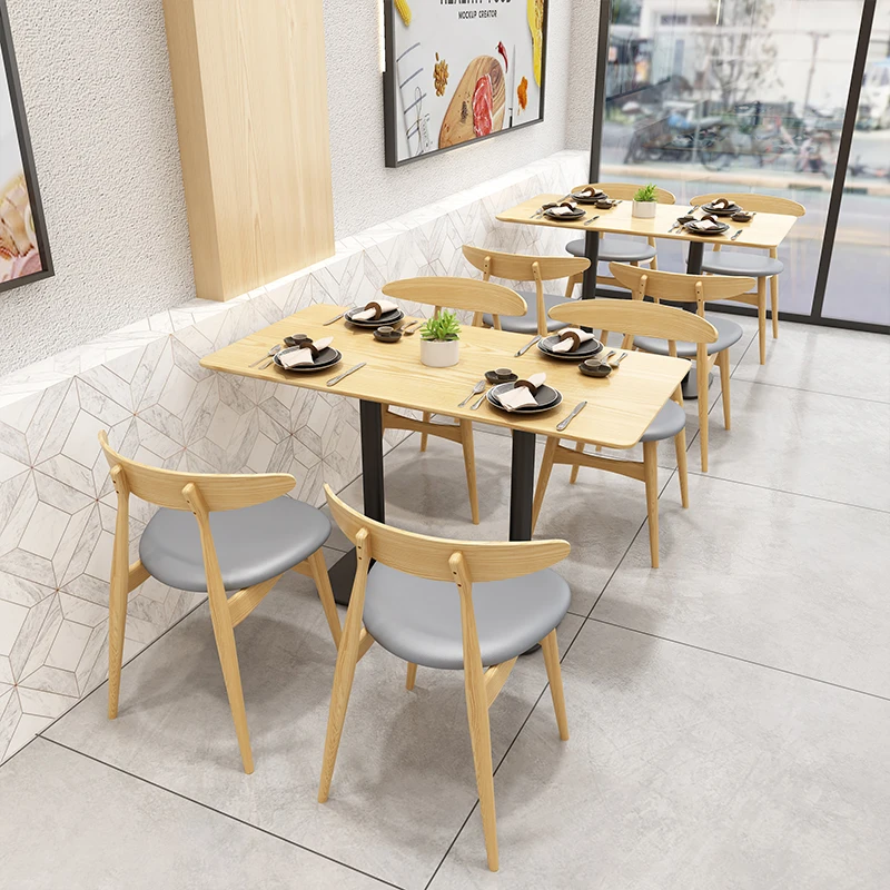 New Design Solid Wood Frame Restaurant Furniture Used Restaurant Table And Chair Cozy Restaurantes Restaurant Sofa Set