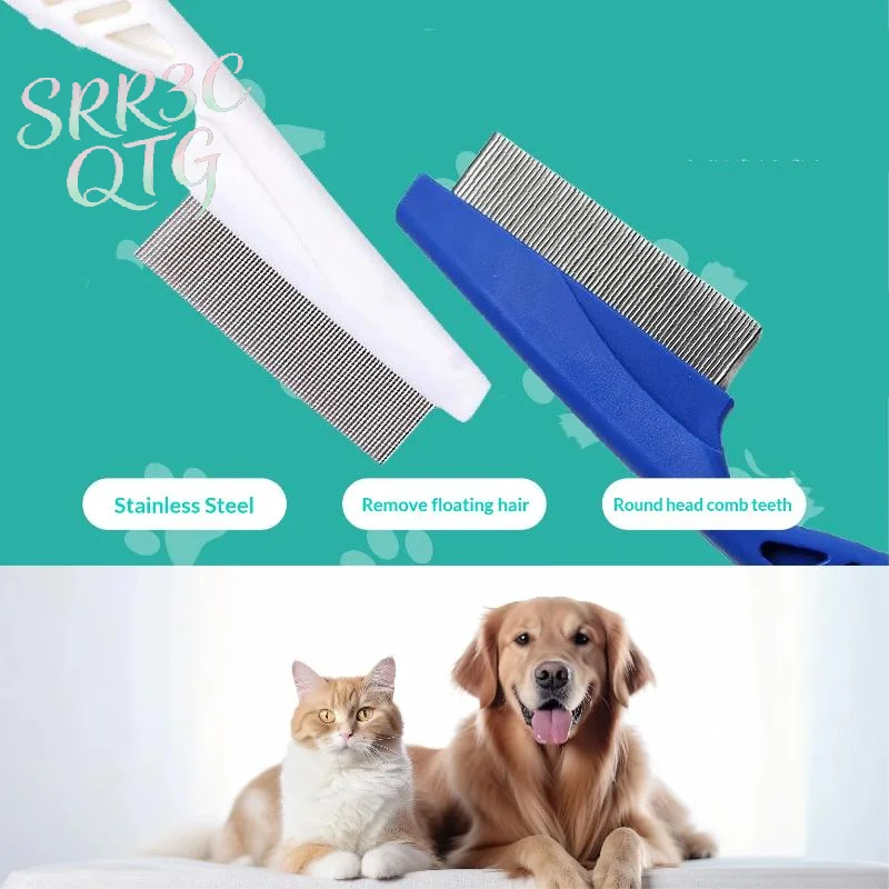 Flea Comb Fine Tooth Pet Tear Stain - Горячая распродажа: расческа для удаления пятен