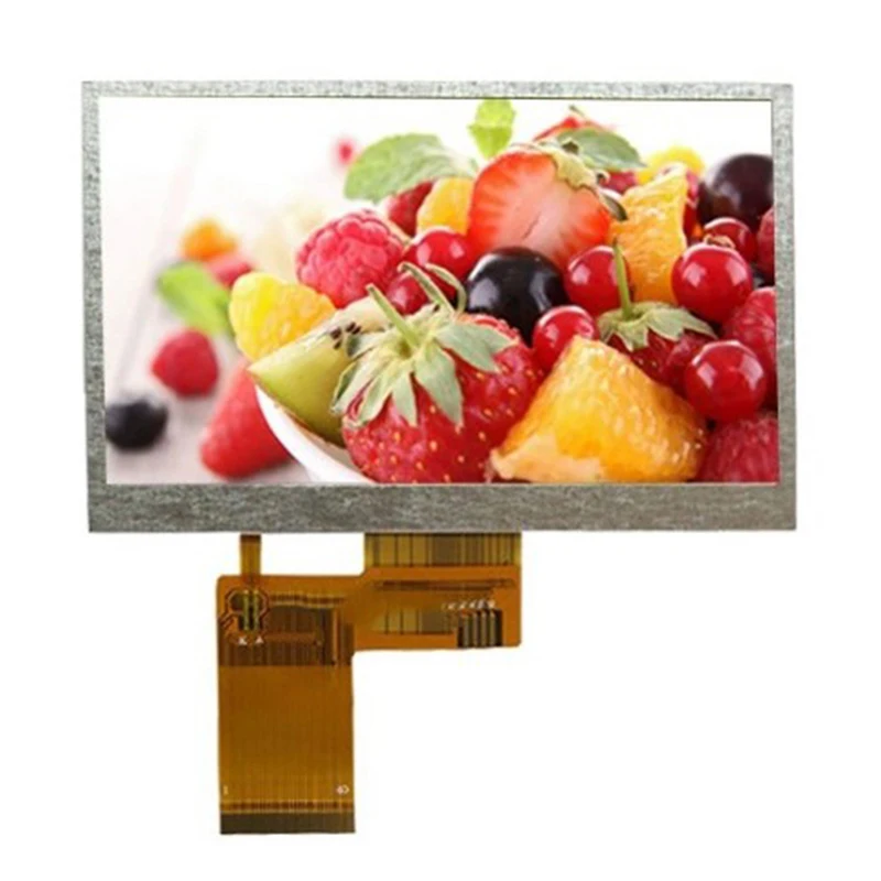 Universal 4.3 Inch TFT LCD Screen Display 40 Pins HD 480*272 Repair Replacement Monitor for Car Vehicle