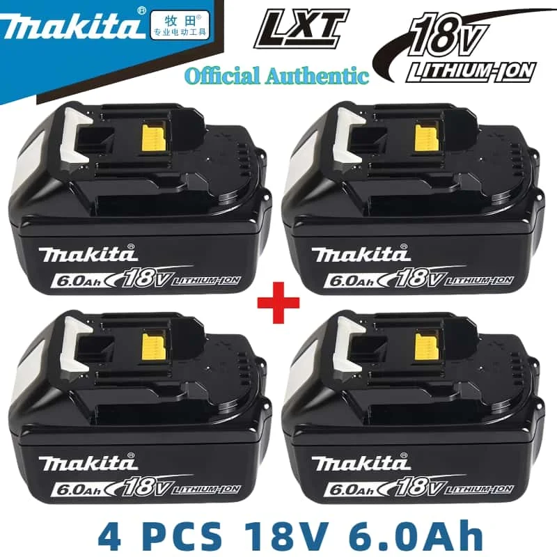 

100% original Makita 18V 6.0Ah Rechargeable Battery ,For Makita BL1830 BL1830B BL1840 BL1840B BL1850 BL1850B Power Tools Battery