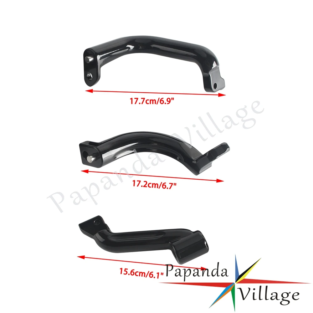 Motorcycle Driver Left Right Footpeg Mount Kit With Unique Edge Design For 2017-later Harley Touring Electra Glide FLHT FLHTCU