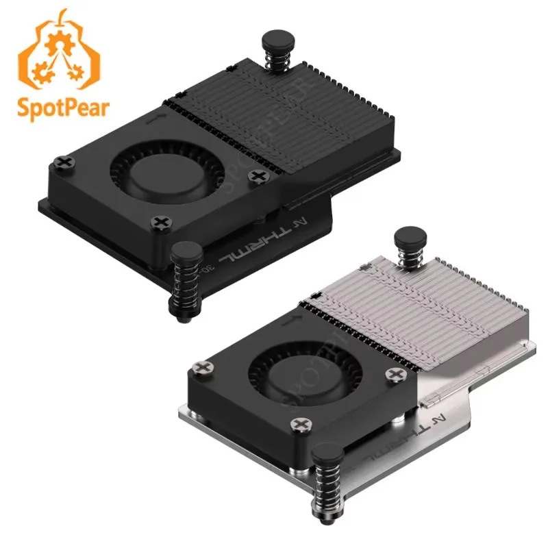 

Raspberry Pi5 Active Cooler 30mm Fan Metal Heatsink Radiator for Pi 5