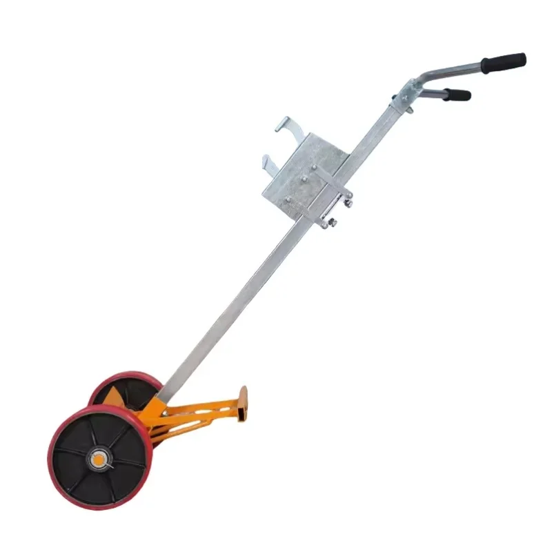 500kg 10 inch polyurethane double wheel eagle type oil bucket truck Iron bucket plastic bucket dual purpose trolley