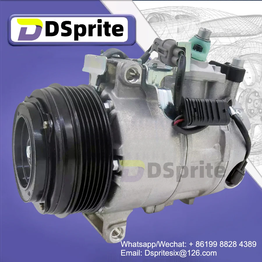 6SBU16C Air AC Compressor 437100-8640 For Mercedes Benz W212 E350 ML350 X204 447260-4053 A0032302811 A 003 230 28 11 247300-7660