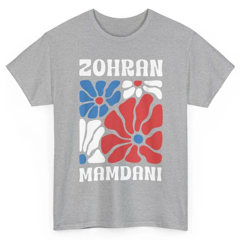 دعم Zohran Mamdani لـ Mayor NYC انتخابات الرجال والنساء المطبوعة القطن التي شيرت طاقم الرقبة قصيرة الأكمام قميص الموضة عادية