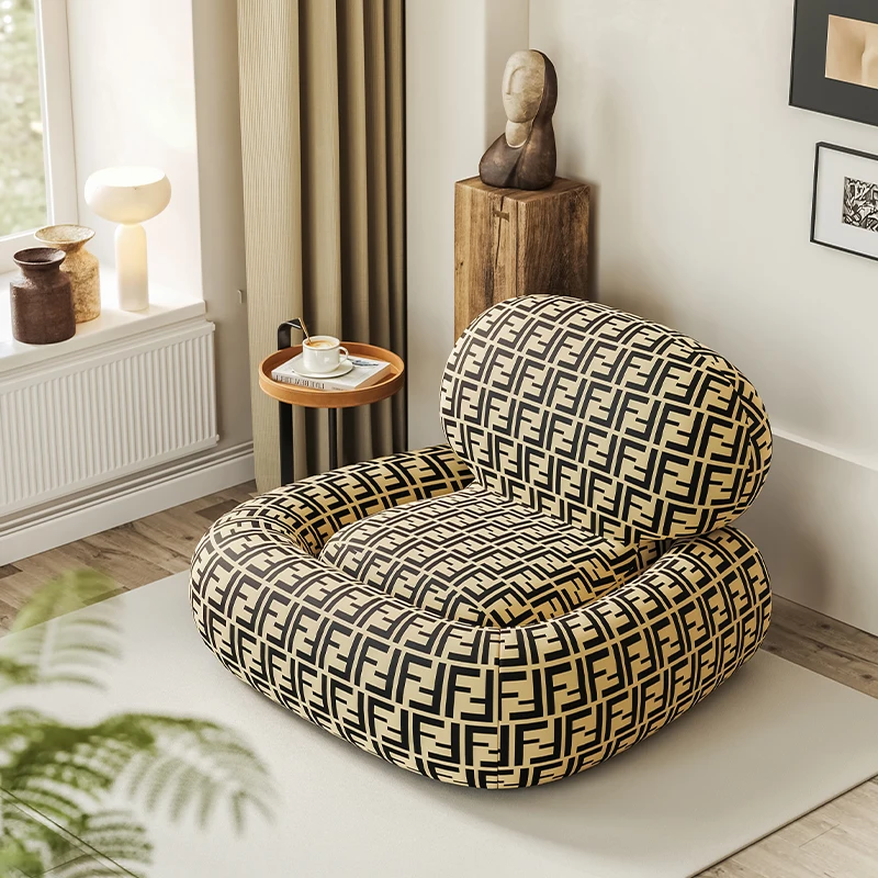 Divano singolo pigro di design per il tempo libero