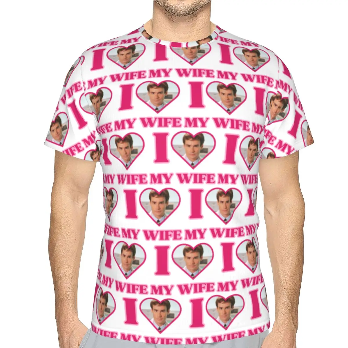 I Love James Wilson House MD 100% Cotton T-Shirt Men'sClassic T Shirts Men Round Neck Short Sleeve