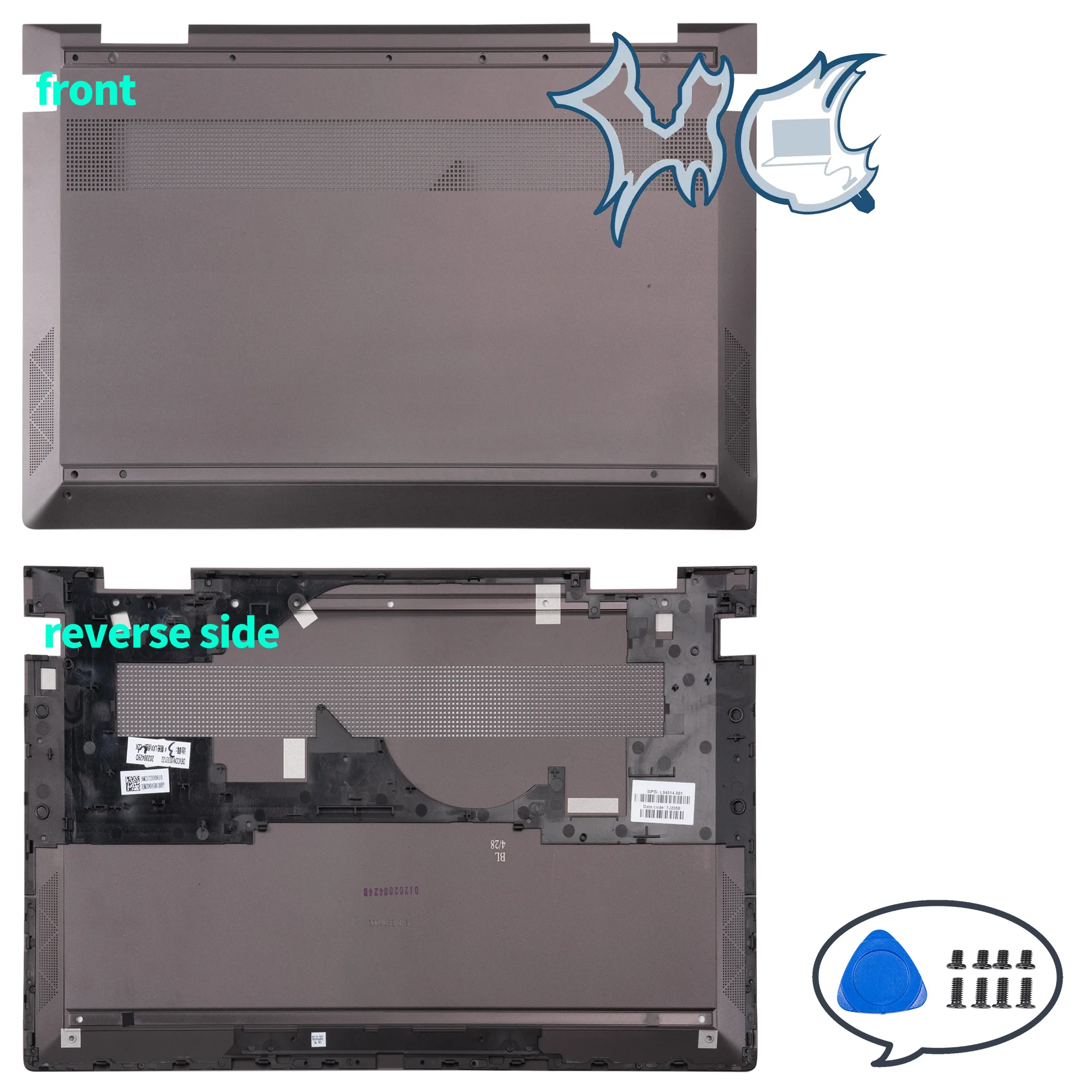 Imagem -04 - Laptop Original Cobre para Envy X360 13-ay Tpn-c147 Lcd Tampa Traseira Tampa Superior Case Substituir Marrom 13.3 Novo