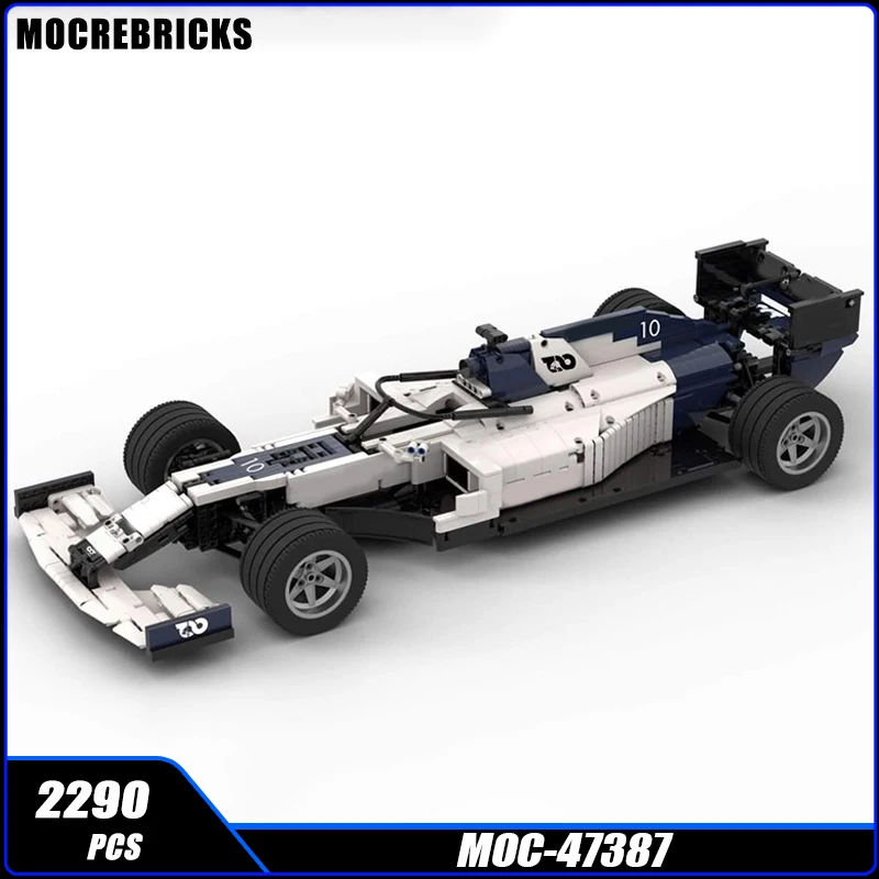 Super Car Series F1 AT01 1:8 Scale MOC Building Block Collection Experts DIY Model Education High Difficulty Puzzle Brick Toys