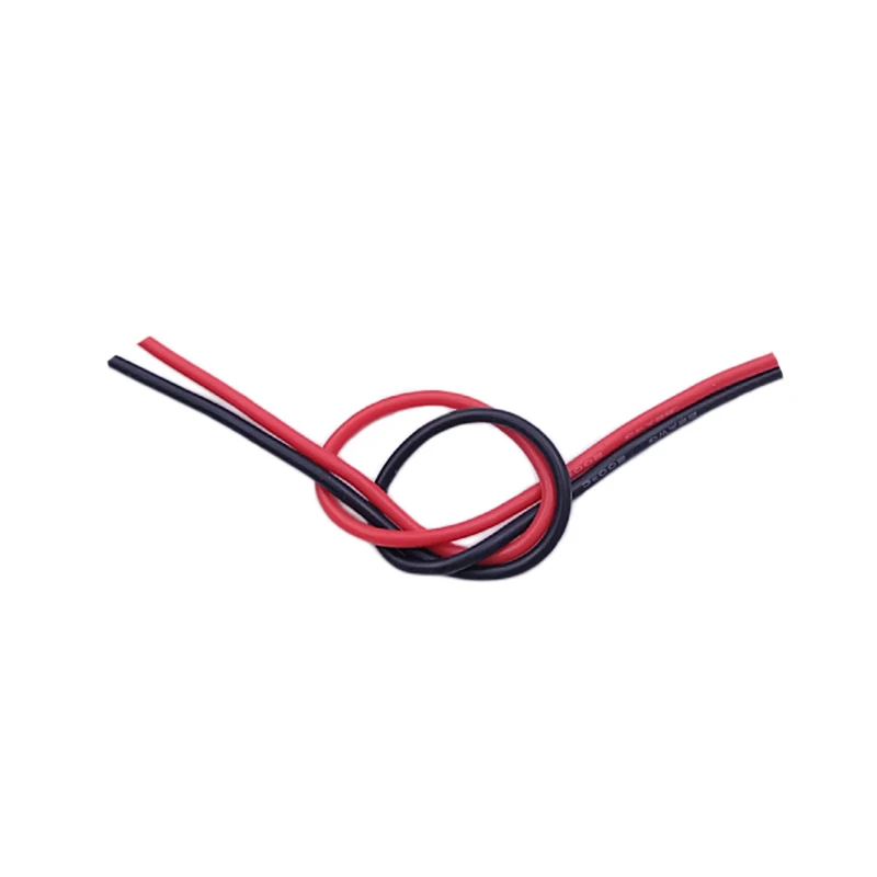 Copper Wire 24AWG Super Soft Silicone Rubber Insulation High Temperature Flexible Heat-Resistant DIY Lighting Electronic Cable