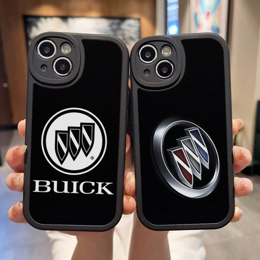 

Чехол для телефона Buick с логотипом автомобиля для Iphone 15 Pro Max 14 Plus 11 13 Pro 12 X Xr Xs 7 8 Puls Se, мягкий силиконовый чехол из овечьей кожи