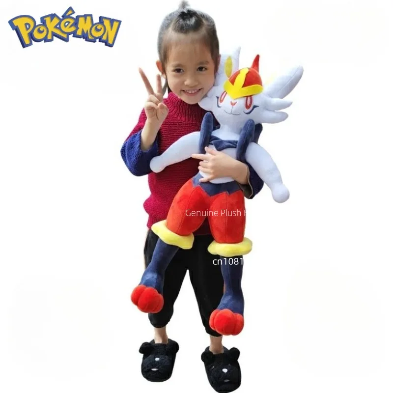 50/70cm 빅 사이즈 Cinder Ace 포켓몬 애니메이션 봉제 인형 룸 장식 플러시 베개 장식품 어린이 휴일 선물