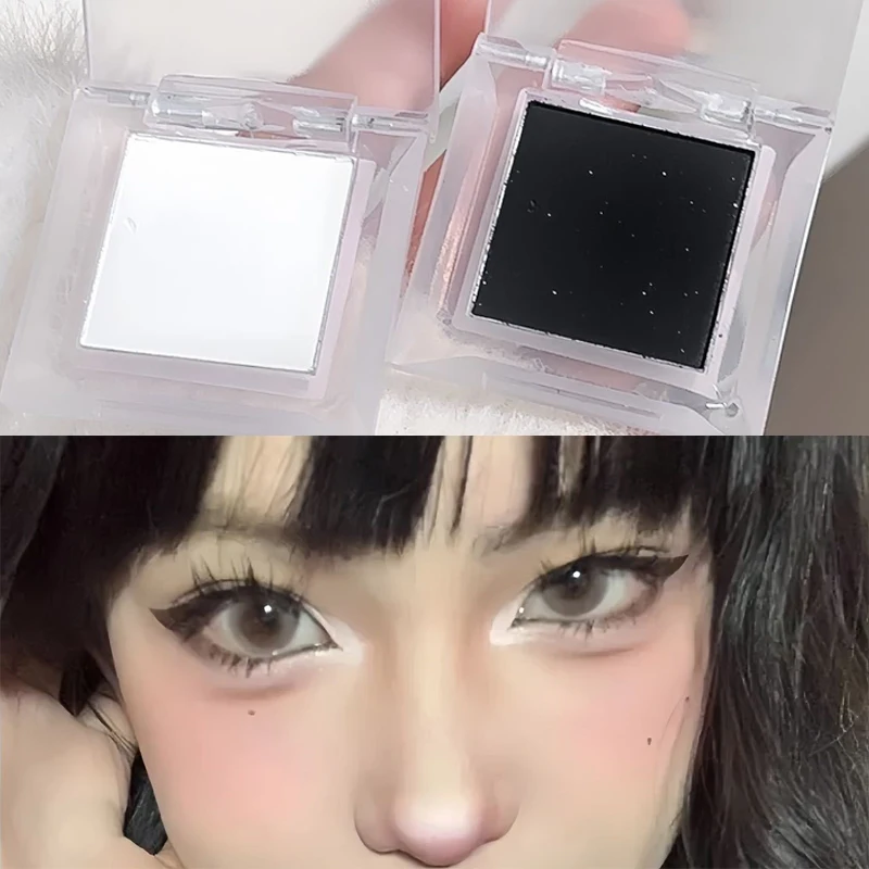 Truncation Eye Shadow Palette Punk White Black Beige Eyeshadow Lying Silkworm Brighten Highlighter Eye Pigments Makeup Cosmetics