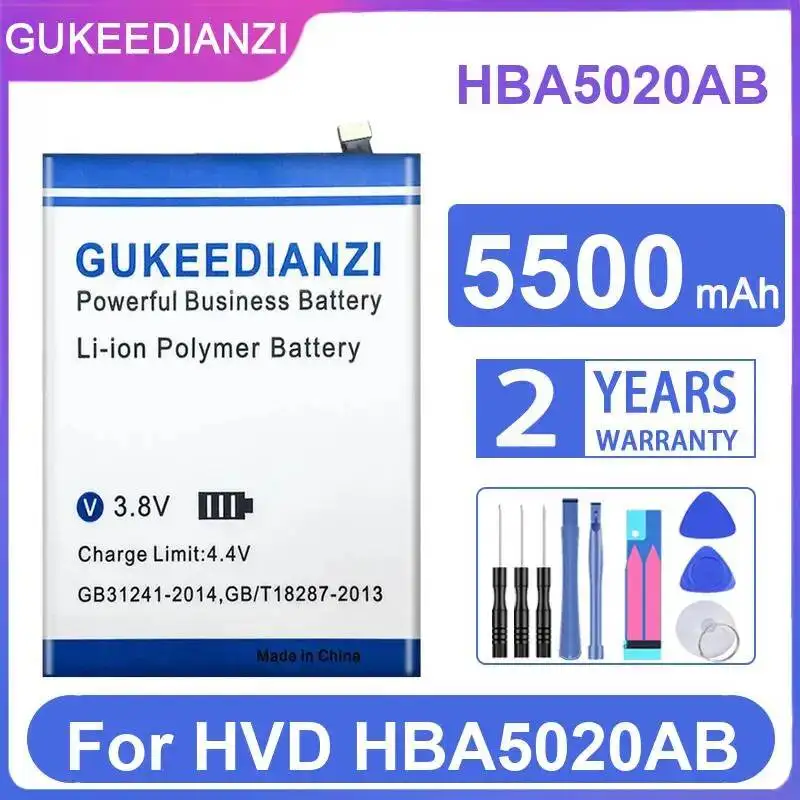 

Mobile Phone Battery 5500Mah Durable For Hvd HBA5020AB