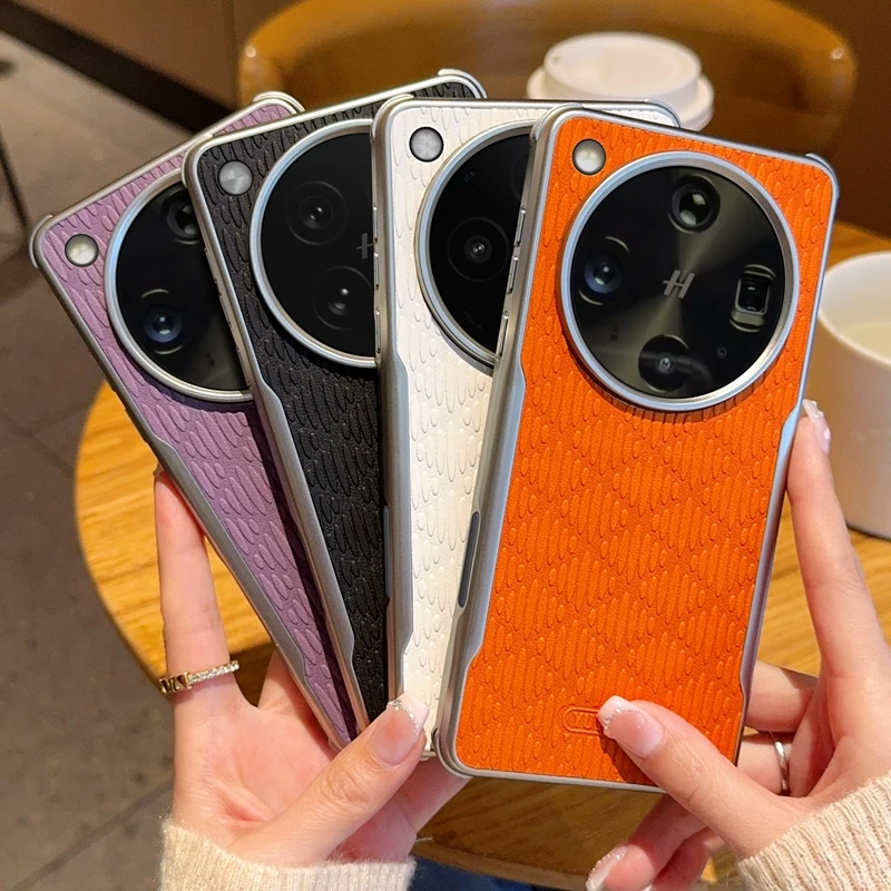 

For Oppo Find X8s Plus X8 Pro Ultra Leather Case Shockproof Corner Magsafe Wireless Charging Electroplating Soft Grip Cover
