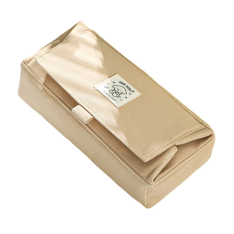 حافظة أقلام متعددة الأغراض ذات سعة كبيرة وحقائب أقلام من القماش وحافظة أقلام مكتبية وحامل منظم للطالبات الأولاد والبنات