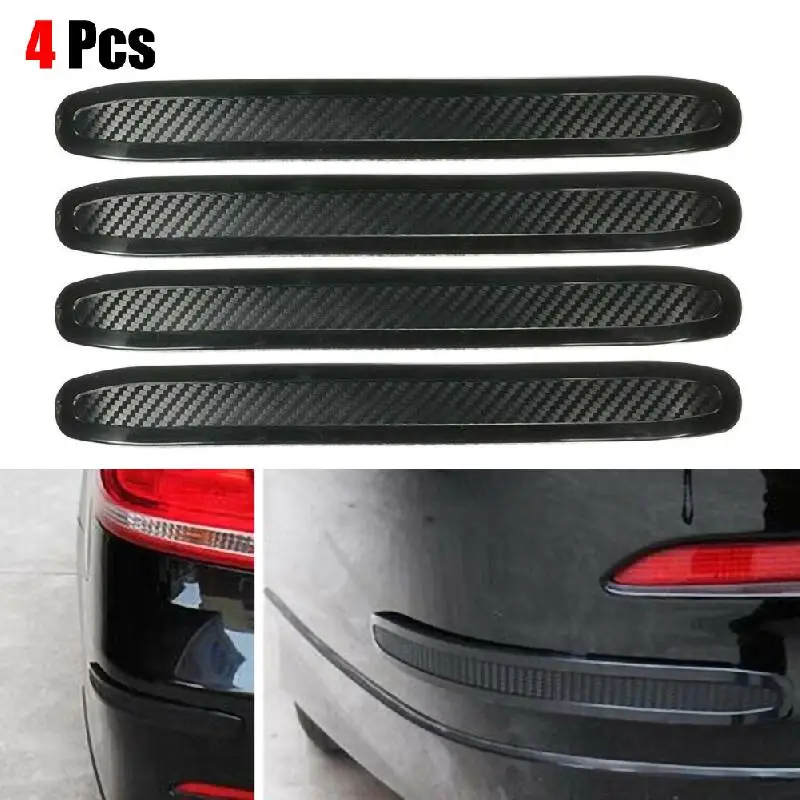 

4pcs Universal Car Bumper Corner Rubber Strip Anti-rub Protector Guards Parts Exterior Parts Styling Mouldings Wholesale