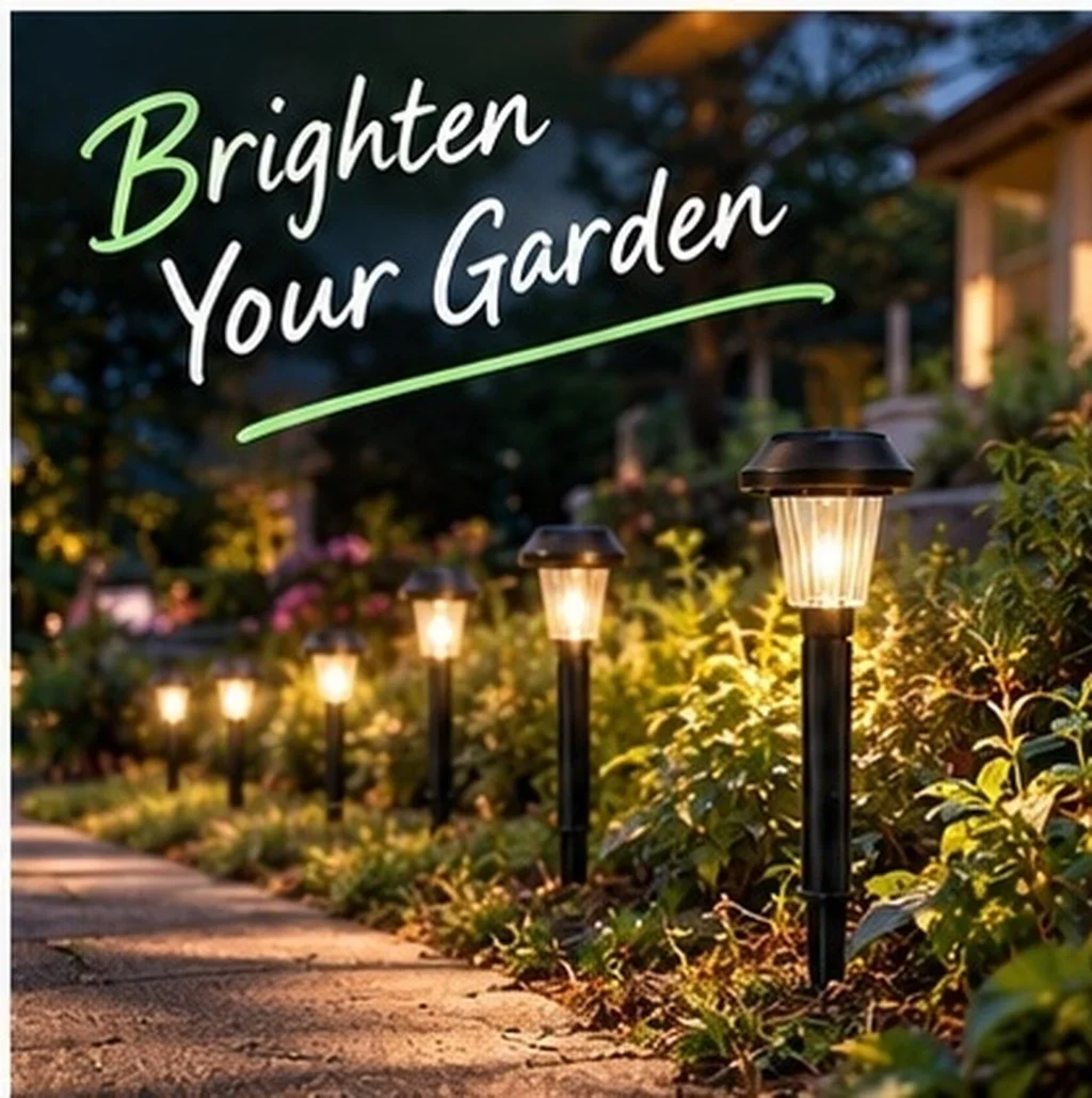 20Pcs Garden Light Stake Heavy Duty ABS Ground Spike for Solar Lights Lawn Yard Pathway Landscape Lighting Fixtures