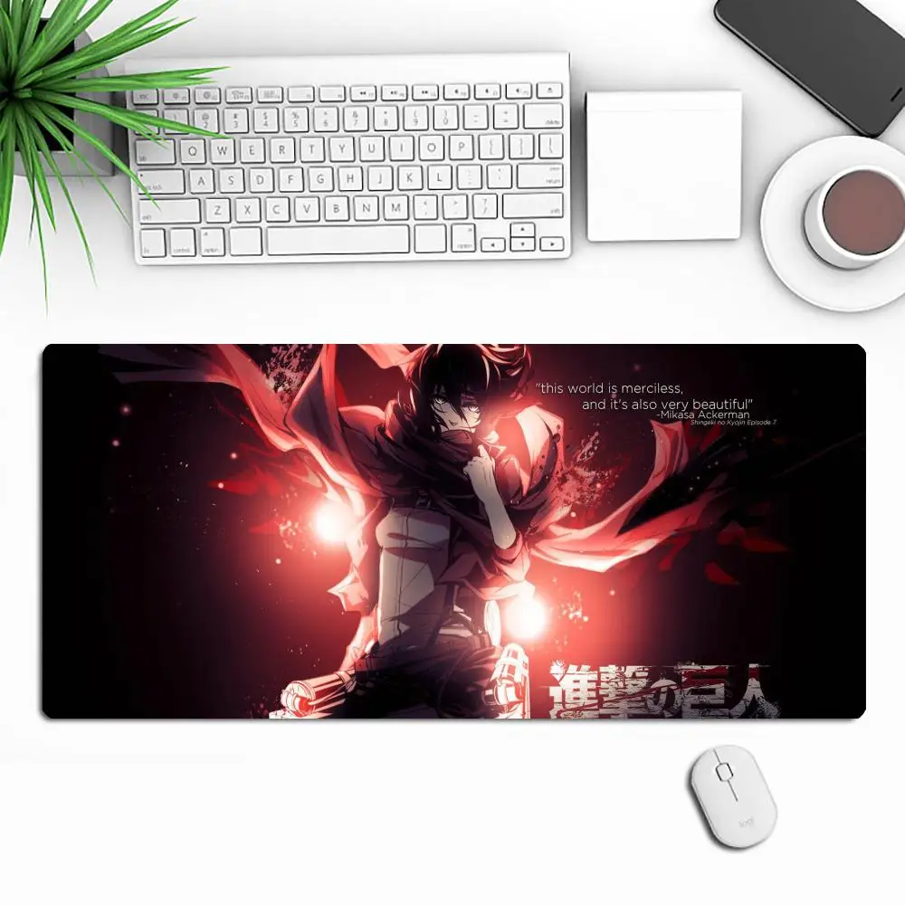 

Attack On Titan Keyboard mousepad gamer anime zelda Gamer cabinet gamer Mouse Pad