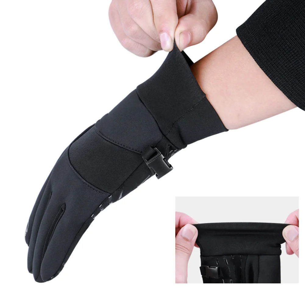 

1 пара зимних уличных велосипедных пеших прогулок, спортивные перчатки с сенсорным экраном, теплые мужские и женские перчатки, перчатки высокого качества