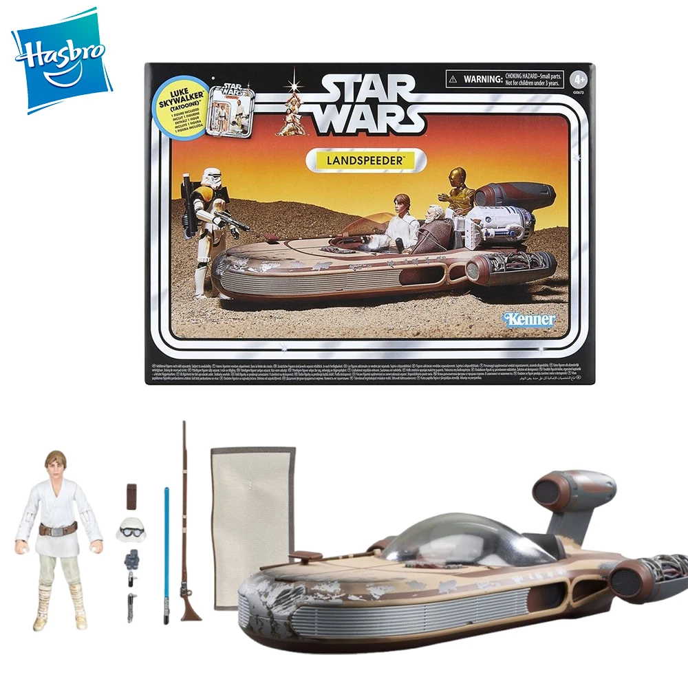 الأصلي هاسبرو حرب النجوم LANDSPEEDER لوك سكاي ووكر تاتوين أنيمي دمية عمل نموذج لجسم لعبة جمع هواية الأولاد الهدايا