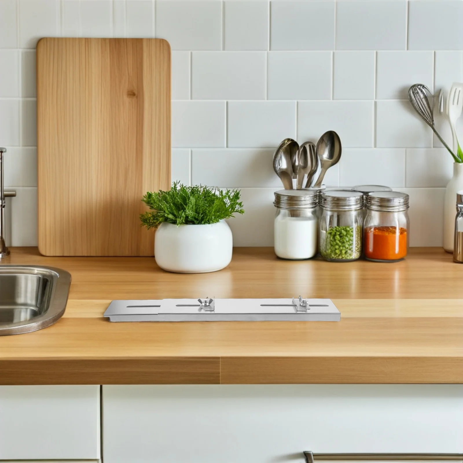 

Sharpen The Knife Adjustable Sharpener Holder Stainless Steel Sharpening Gadget