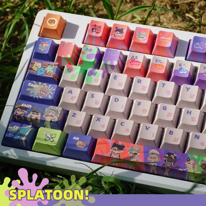 In Stock Splatoon Jet Warrior Super Complete Set Keycap Spray Collector Edition Customized Personalized Keycap Heat Sublimation