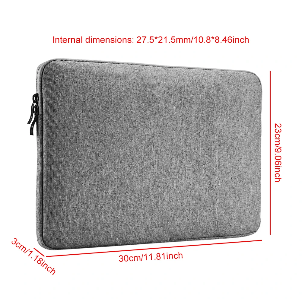 Bolsa de viaje protectora de 9-11 pulgadas con asa, bolsa de transporte, funda para tableta para iPad Air/Pro 11 pulgadas 2024 para iPad Air 5/4th 10,9