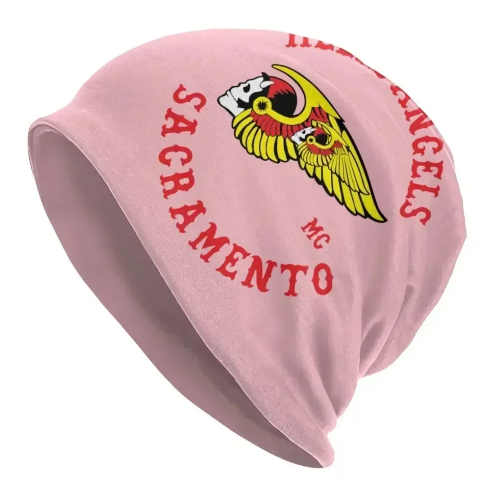 للجنسين الشتاء الدافئة الحياكة قبعة الجحيم الملائكة شعار الهيب هوب السترة كاب