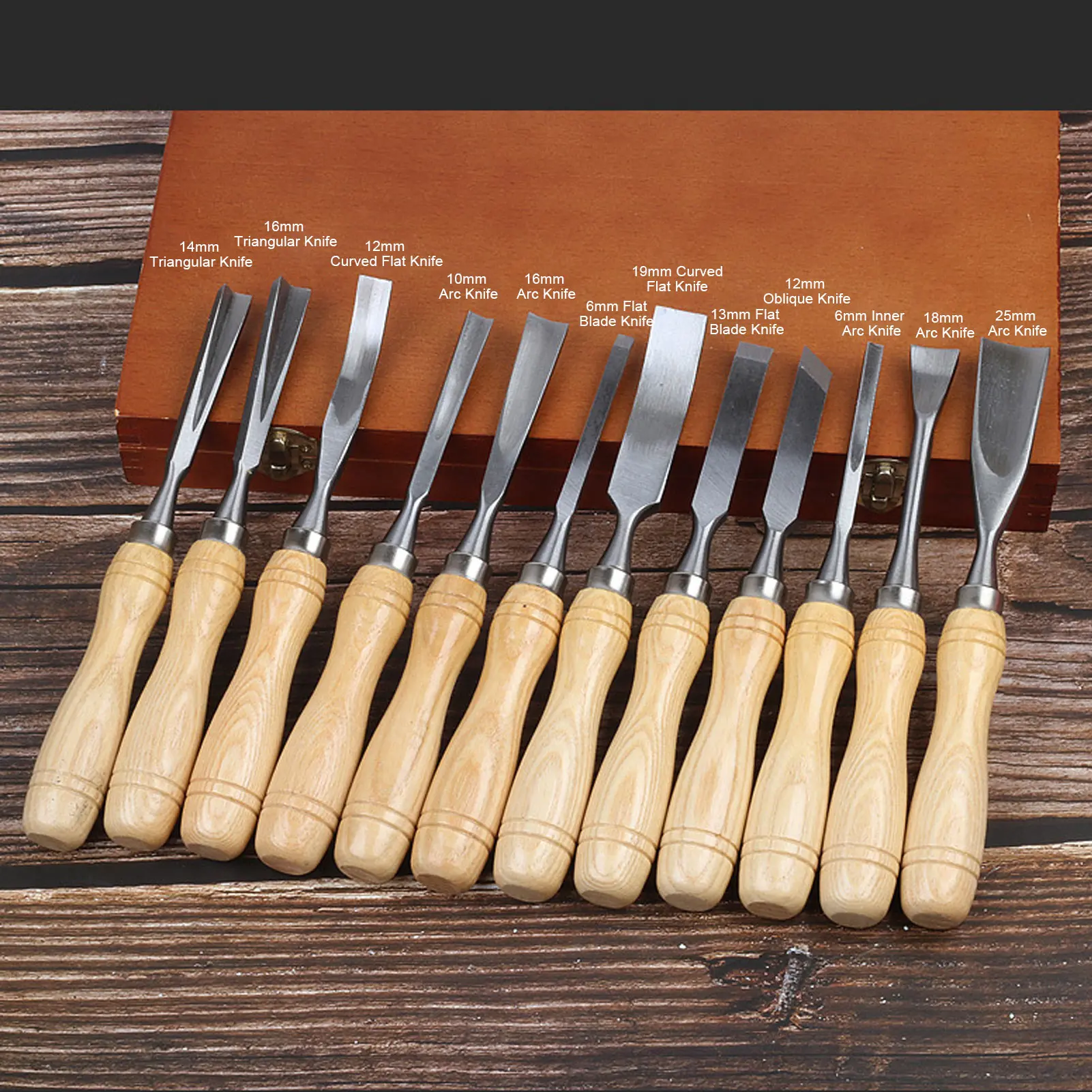 أدوات نحت الخشب CRV شفرة مقبض خشبي النقش إزميل مجموعة DIY بها بنفسك الحرف اليدوية أدوات نحت الخشب نحت إزميل مجموعة