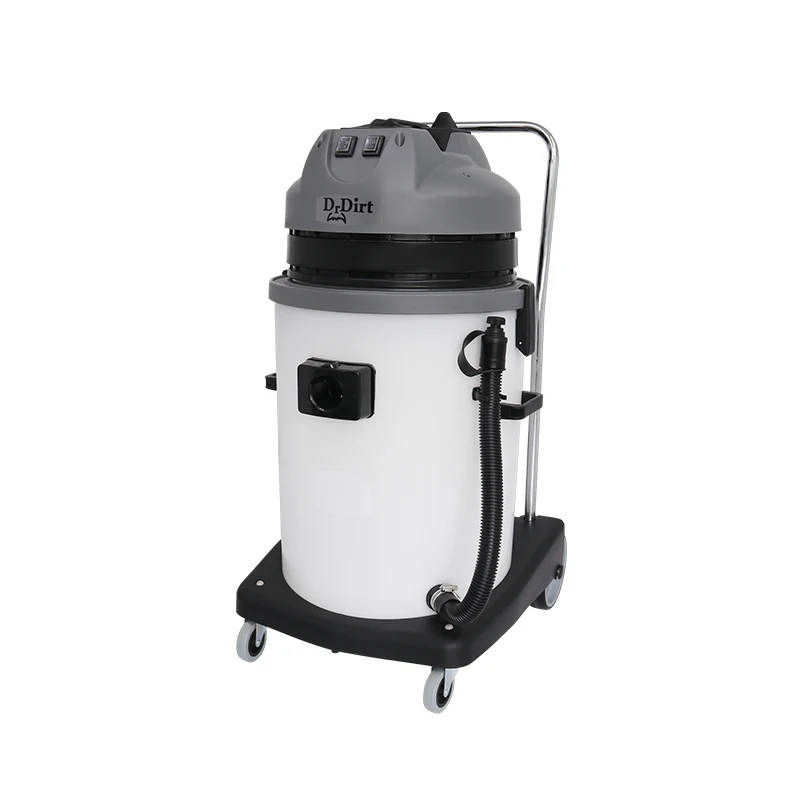 CE Certificate Professional 60L 2000W High Power Vacuum Cleaner Floor Cleaning Machine with Stainless Steel Push Handle