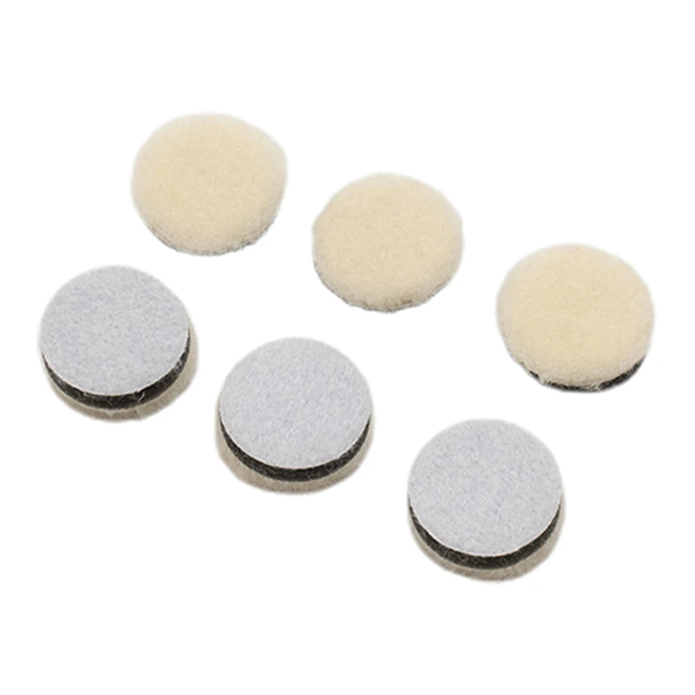 30 pz 1 pollice 25mm tamponi per lucidatura in lana supporto tampone per lucidatura per lucidatrice ceretta lucidatura lucidatura lucidatura lucidatore per la cura della vernice dell'auto