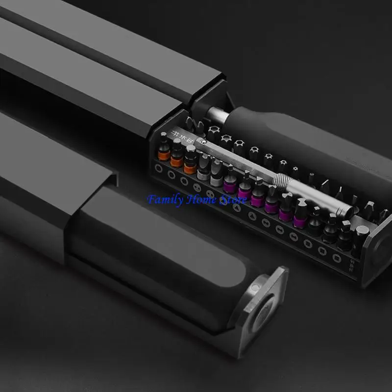 

P0UF 8/40 in 1 Precisions Mechanic Screwdriver Set Bits for Laptops PC Phones